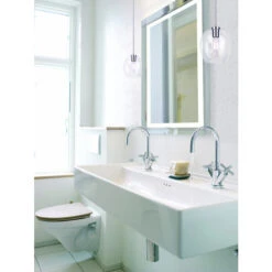 Canarm 36-in Rectangular Frameless LED Bathroom Mirror With Built-In Defogger -Allied Brass Sales Store 05115844c L