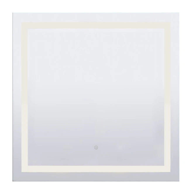 Canarm 36-in L X 36-L Polished Edge Touch Switch LED Mirror With Defogger 7 Canarm 36-in L X 36-L Polished Edge Touch Switch LED Mirror With Defogger - Image 5