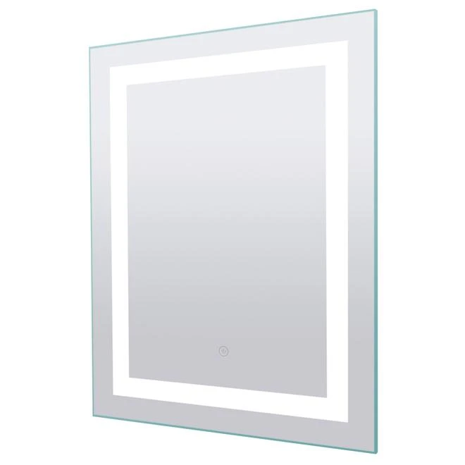 Canarm 36-in L X 36-L Polished Edge Touch Switch LED Mirror With Defogger 4 Canarm 36-in L X 36-L Polished Edge Touch Switch LED Mirror With Defogger - Image 2