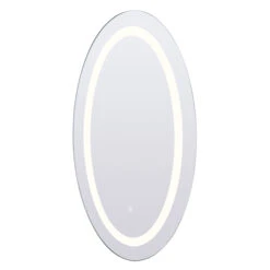 Canarm LED Oval Mirror 19.7-in Dia. 20W 9 Canarm LED Oval Mirror 19.7-in Dia. 20W -Allied Brass Sales Store 05115850b L