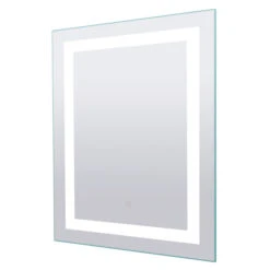Canarm 36-in L X 28-L Polished Edge Touch Switch LED Mirror With Defogger