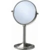 Taymor Satin Nickel 6.125inch X 12.875inch Countertop Vanity Framed Bath Mirror -Allied Brass Sales Store 06926702 L