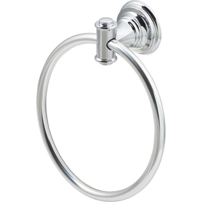 Moen Ellsworth Towel Ring - Chrome Finish - Zinc - 6-in L X 2 1/8-in Projection 3 Moen Ellsworth Towel Ring - Chrome Finish - Zinc - 6-in L X 2 1/8-in Projection