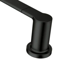 Moen Rinza 18-in Matte Black Metal Towel Bar -Allied Brass Sales Store 15025784b L