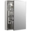 Kohler Medicine Cabinet With Mirrored Door - 20-in - Aluminum