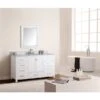 Avanity Brooks/Modero/Tribeca 28-in White Mirror -Allied Brass Sales Store 330000663 AlternateImage2 l
