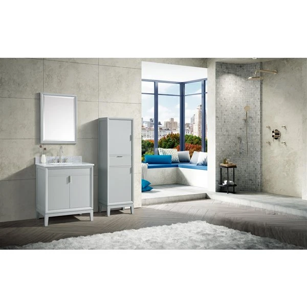 Avanity Emma 24-in Grey Bathroom Mirror 4 Avanity Emma 24-in Grey Bathroom Mirror - Image 2
