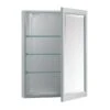 Avanity Emma 22-in Grey Bathroom Mirror Cabinet -Allied Brass Sales Store 330000670 AlternateImage2 l