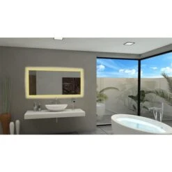 Paris Mirror 55-in X 28-in 3000K 24V LED Lighting Mirror