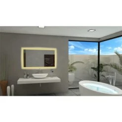 Paris Mirror 48-in X 28-in 3000K 24V LED Lighting Mirror