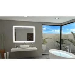 Paris Mirror 40-in X 36-in 3000K 24V LED Lighting Mirror