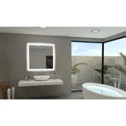 Paris Mirror 36-in X 36-in 6000K 24V LED Lighting Mirror