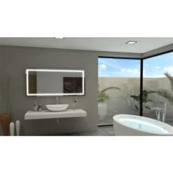 Paris Mirror 60-in X 28-in 6000K 24V LED Lighting Mirror