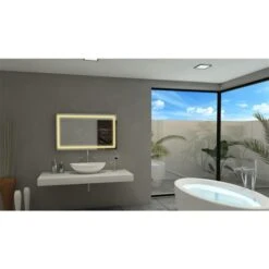 Paris Mirror 40-in X 24-in 3000 K 24 V LED Lighting Mirror