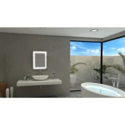 Paris Mirror 20-in X 26-in 6000 K 24 V LED Lighting Mirror