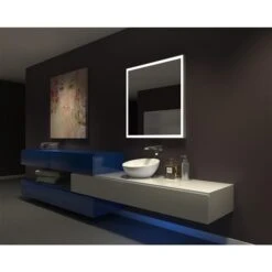 Paris Mirror 36-in X 36-in 6000K Illuminated Mirror GALAXY