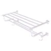 Allied Brass Carolina Satin Chrome 30-in Wall Mount Towel Rack With Double Towel Bar 1 Allied Brass Carolina Satin Chrome 30-in Wall Mount Towel Rack With Double Towel Bar -Allied Brass Sales Store 330952140 MainImage 001 l