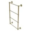 Allied Brass Prestige Skyline 30-in Satin Brass Wall-Mounted Towel Rack