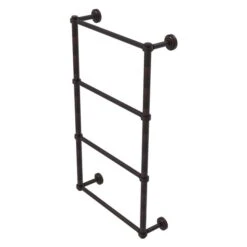 Allied Brass Dottingham 30-in Wall-Mounted Venetian Bronze Towel Rack