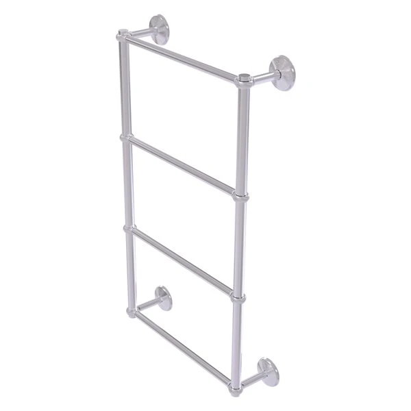 Allied Brass Monte Carlo 30-in Satin Chrome Wall Mount Towel Rack 3 Allied Brass Monte Carlo 30-in Satin Chrome Wall Mount Towel Rack