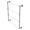 Allied Brass Pacific Grove 30-in Matte Grey Wall-Mounted Towel Rack