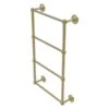 Allied Brass Que New 30-in Wall Mount Satin Brass Towel Rack