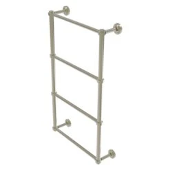 Allied Brass Dottingham 30-in Polished Nickel Wall-Mounted Towel Rack
