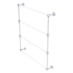 Allied Brass Pacific Grove 30-in Matte White Wall Mount Towel Rack