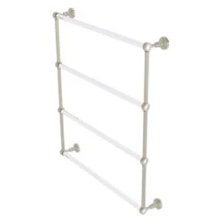 Allied Brass Pacific Grove 30-in Polished Nickel Wall-Mounted Towel Rack