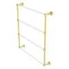 Allied Brass Pacific Beach 30-in Polished Brass Wall-Mounted Towel Rack
