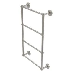 Allied Brass Prestige Regal 30-in Wall-Mounted Satin Nickel Towel Rack