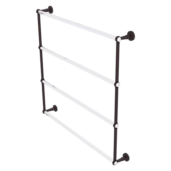 Allied Brass Pacific Beach 36-in Antique Bronze Wall-Mounted 4-Tier Towel Bar With Twisted Accents 3 Allied Brass Pacific Beach 36-in Antique Bronze Wall-Mounted 4-Tier Towel Bar With Twisted Accents