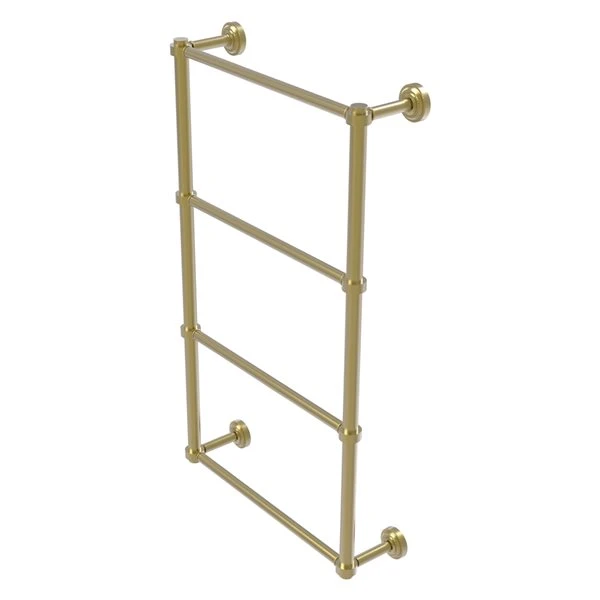Allied Brass Dottingham 36-in Satin Brass Wall-Mounted 4-Tier Towel Bar 3 Allied Brass Dottingham 36-in Satin Brass Wall-Mounted 4-Tier Towel Bar