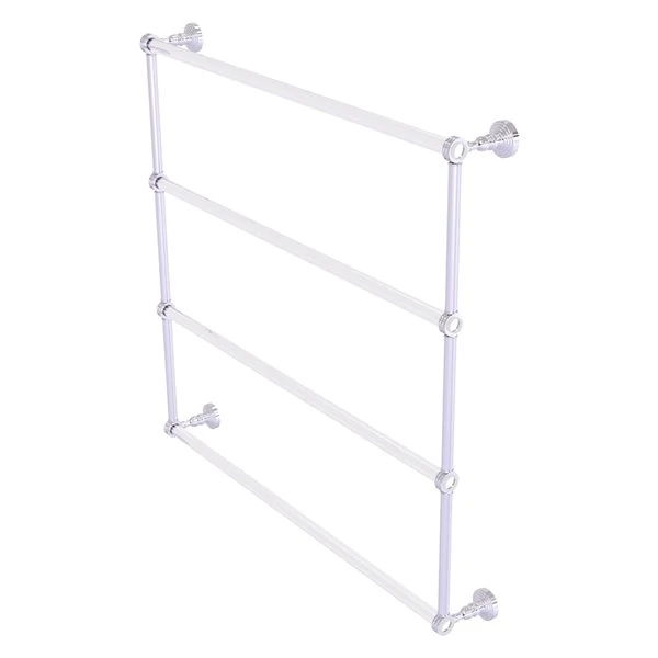 Allied Brass Pacific Grove 36-in Polished Chrome Wall-Mounted Single Towel Bar With Dotted Accents 3 Allied Brass Pacific Grove 36-in Polished Chrome Wall-Mounted Single Towel Bar With Dotted Accents