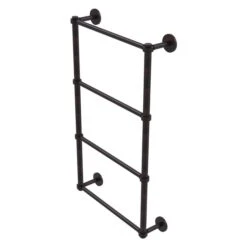 Allied Brass Prestige Skyline 36-in Venetian Bronze Wall-Mounted 4-Tier Towel Bar
