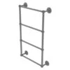 Allied Brass Monte Carlo 36-in Matte Grey Wall-Mounted 4-Tier Towel Bar With Grooved Detail