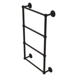Allied Brass Monte Carlo 36-in Oil-Rubbed Bronze Wall-Mounted 4-Tier Towel Bar