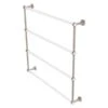 Allied Brass Pacific Beach 36-in Antique Pewter Wall-Mounted 4-Tier Towel Bar