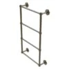 Allied Brass Que New 36-in Antique Brass Wall-Mounted 4-Tier Towel Bar
