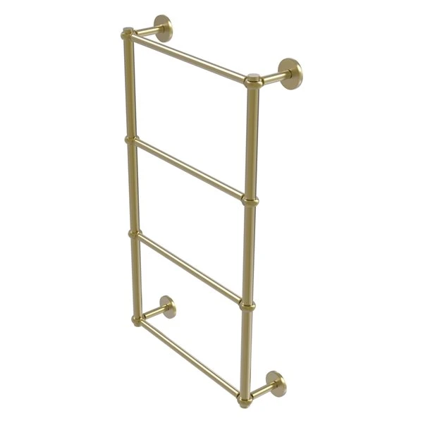 Allied Brass Prestige Skyline 36-in Satin Brass Wall-Mounted 4-Tier Towel Bar With Twisted Detail 3 Allied Brass Prestige Skyline 36-in Satin Brass Wall-Mounted 4-Tier Towel Bar With Twisted Detail