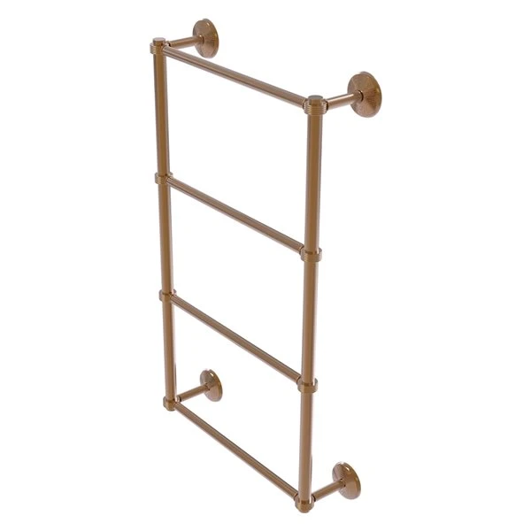 Allied Brass Monte Carlo 36-in Brushed Bronze Wall-Mounted 4-Tier Towel Bar With Grooved Detail 3 Allied Brass Monte Carlo 36-in Brushed Bronze Wall-Mounted 4-Tier Towel Bar With Grooved Detail