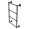 Allied Brass Monte Carlo 36-in Oil-Rubbed Bronze Wall-Mounted 4-Tier Towel Bar With Grooved Detail