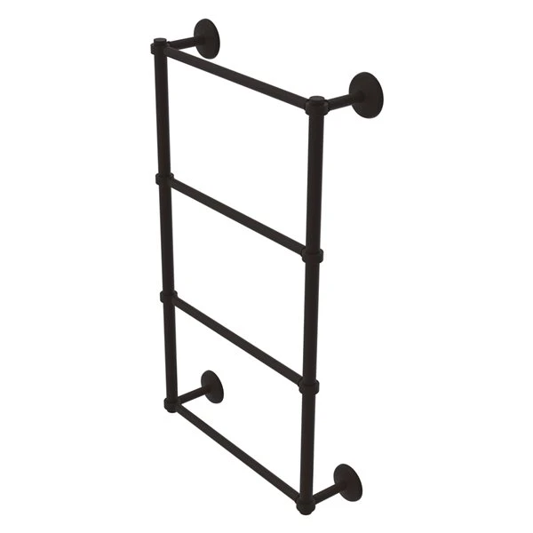 Allied Brass Monte Carlo 36-in Oil-Rubbed Bronze Wall-Mounted 4-Tier Towel Bar With Grooved Detail 3 Allied Brass Monte Carlo 36-in Oil-Rubbed Bronze Wall-Mounted 4-Tier Towel Bar With Grooved Detail