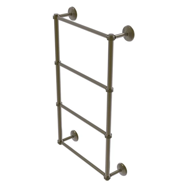 Allied Brass Monte Carlo 36-in Antique Brass Wall-Mounted 4-Tier Towel Bar With Dotted Detail 3 Allied Brass Monte Carlo 36-in Antique Brass Wall-Mounted 4-Tier Towel Bar With Dotted Detail