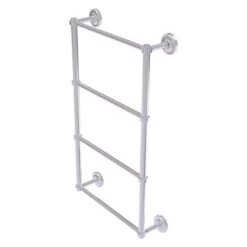 Allied Brass Prestige Regal 36-in Polished Chrome Wall-Mounted 4-Tier Towel Bar