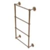 Allied Brass Que New 36-in Brushed Bronze Wall-Mounted 4-Tier Towel Bar