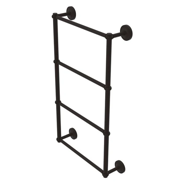 Allied Brass Prestige Regal 36-in Oil-Rubbed Bronze Wall-Mounted 4-Tier Towel Bar With Twisted Detail 3 Allied Brass Prestige Regal 36-in Oil-Rubbed Bronze Wall-Mounted 4-Tier Towel Bar With Twisted Detail