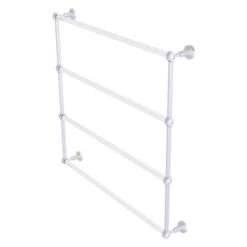 Allied Brass Pacific Grove 36-in Satin Chrome Wall-Mounted Single Towel Bar