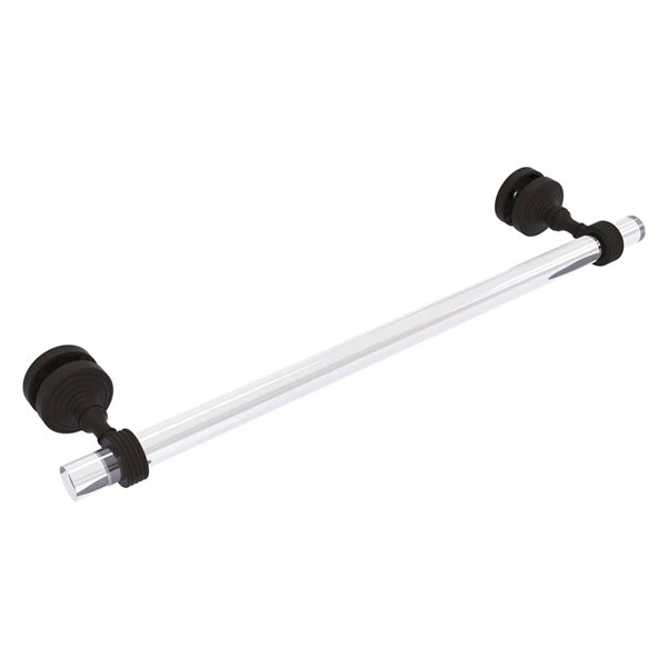 Allied Brass Pacific Grove Oil Rubbed Bronze 18-in Shower Door Towel Bar With Grooved Accents 3 Allied Brass Pacific Grove Oil Rubbed Bronze 18-in Shower Door Towel Bar With Grooved Accents