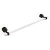 Allied Brass Pacific Beach Oil Rubbed Bronze 24-in Shower Door Towel Bar With Dotted Accents
